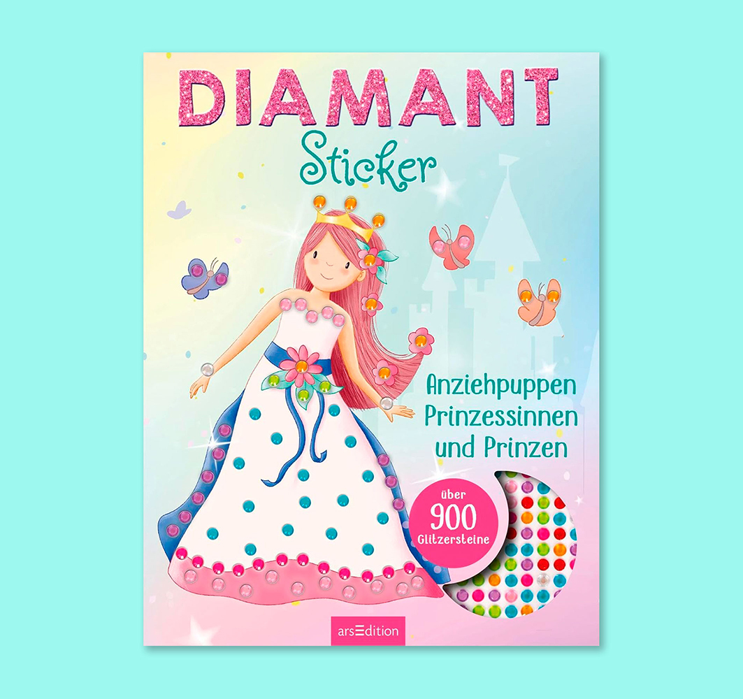 2025 arsEdition Diamantsticker Anziehpuppen – Prinzessin & Prinz