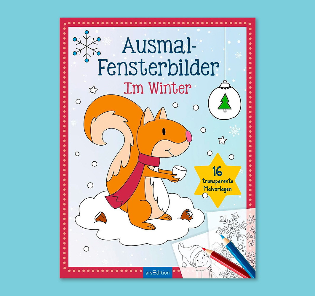 arsEdition Ausmalfensterbilder Winter