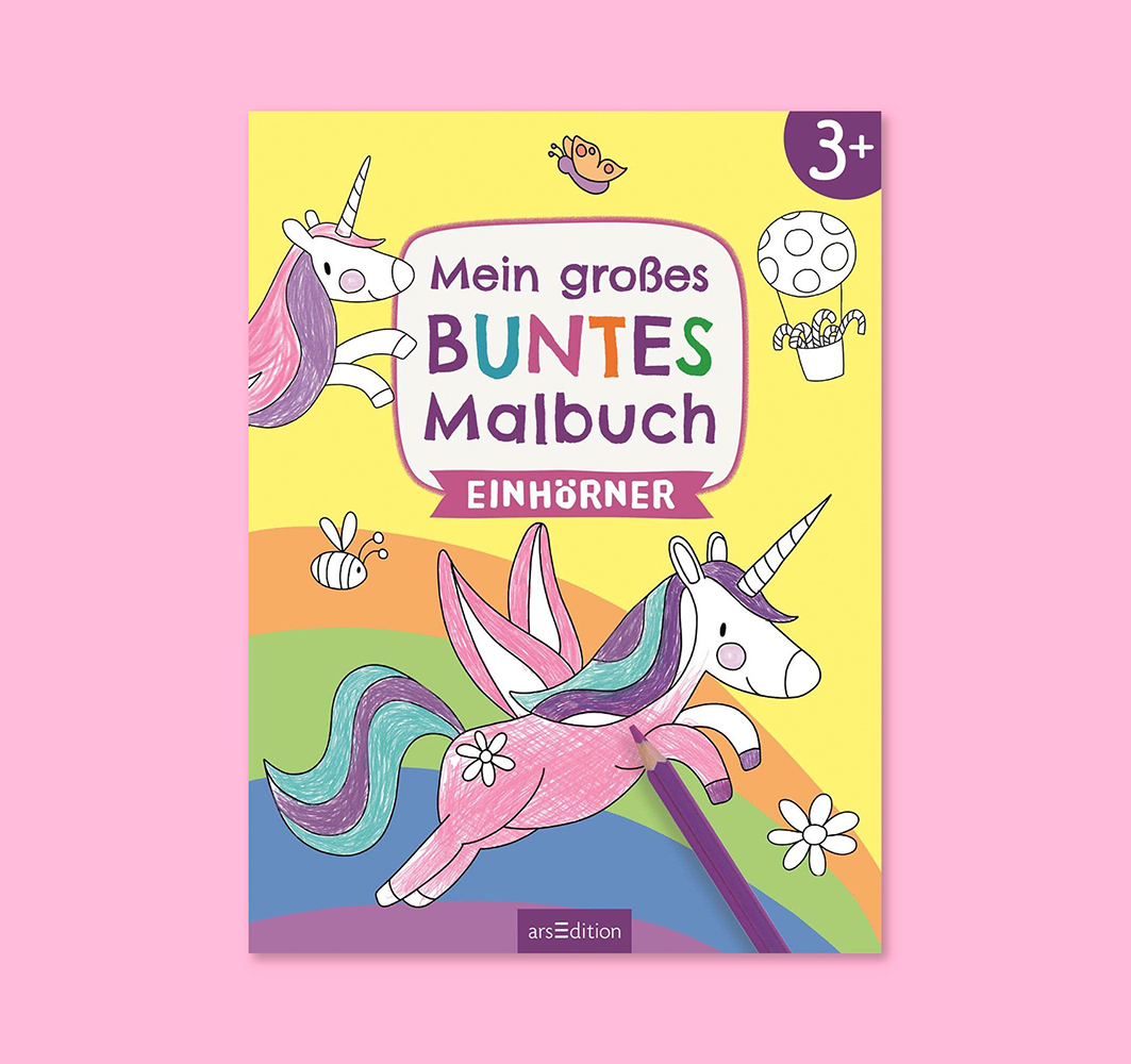 Malbuch Einhörner