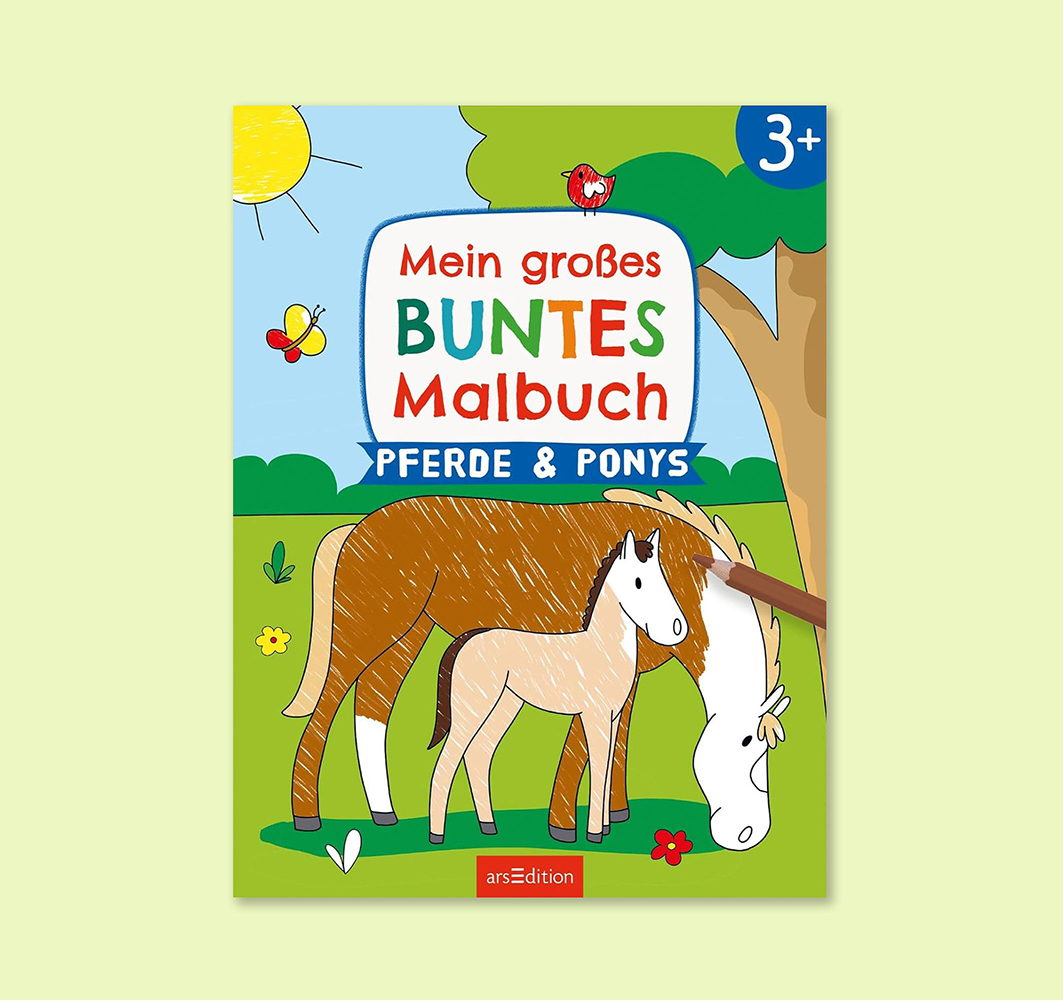 arsEdition Malbuch Pferde & Ponys